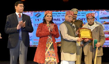 15वां राष्ट्रीय मतदाता दिवस आयोजित, राज्यपाल ने मतदाता जागरूकता के महत्व पर बल दिया