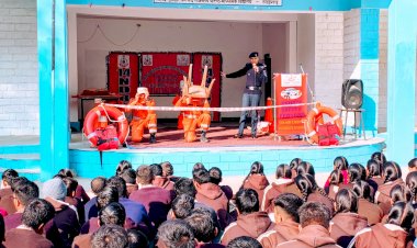 साईगलु में बच्चों ने सीखे आपदा में बचाव के गुर