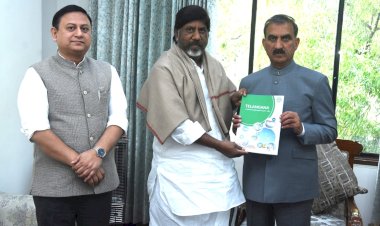 तेलंगाना के उप-मुख्यमंत्री ने मुख्यमंत्री से भेंट की