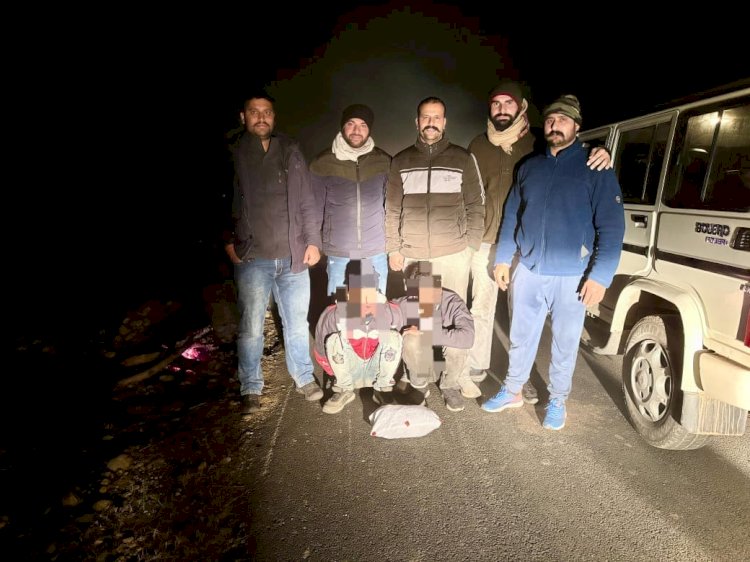पांवटा में 1.254 किलोग्राम चरस पकड़ी, एसआईयू टीम ने सहारनपुर के 2 आरोपी हिरासत में लिए..