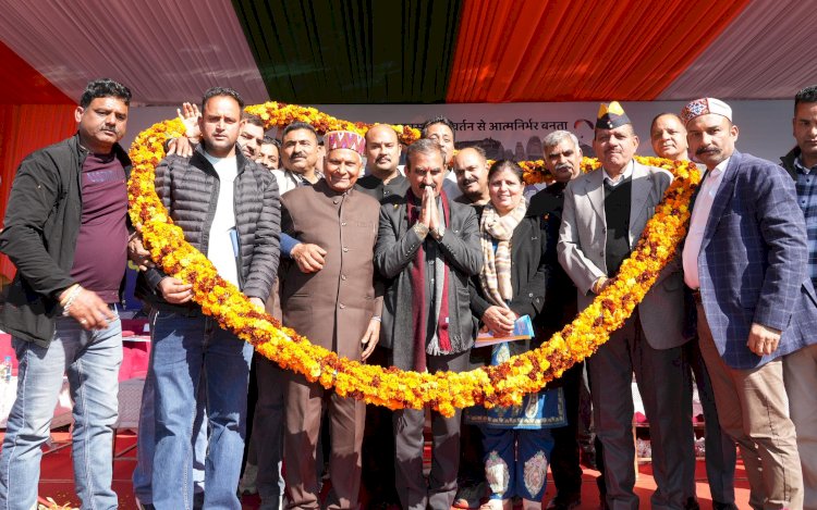 मुख्यमंत्री ने बैजनाथ के लिए 70.26 करोड़ रुपये की परियोजनाओं के शिलान्यास व उद्घाटन किए