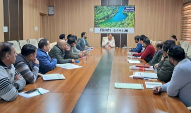 कर्नल शेरजंग राष्ट्रीय पार्क सिम्बलवाडा के लिए जोनल मास्टर प्लान तैयार करने हेतू बैठक का आयोजन