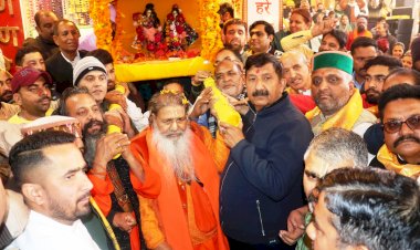 उपमुख्यमंत्री मुकेश अग्निहोत्री ने श्री राधाकृष्ण मंदिर के वार्षिक महासम्मेलन महाउत्सव में लिया भाग