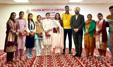 हिमालयन ग्रुप में रंगोली प्रतियोगिता आयोजित