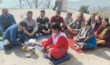 जमटा स्क़ूल में नए क्लासरूम का निर्माण कार्य शुरू, जमा दो की छात्रा से करवाया भूमि पूजन