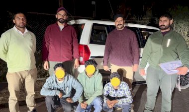 नाहन मे बिरोजा फैक्टरी के नजदीक  पकड़ा 6.2 ग्राम चिट्टा, एसआईयू टीम ने धरे तीन युवक