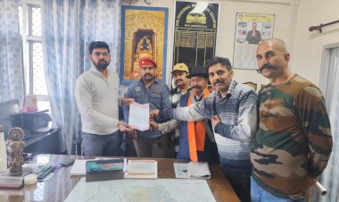 चिन्हित स्थल पर लगे महाराणा प्रताप की प्रतिमा, हिन्दू समाज के लोगों ने उपमंडल अधिकारी को सौपा मांग पत्र