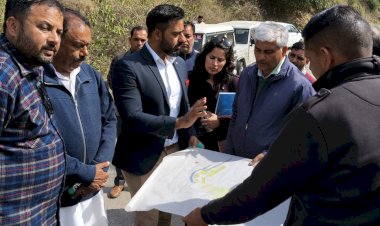 उपायुक्त ने गौवंश अभ्यारण्य के लिए चयनित भूमि का किया निरीक्षण