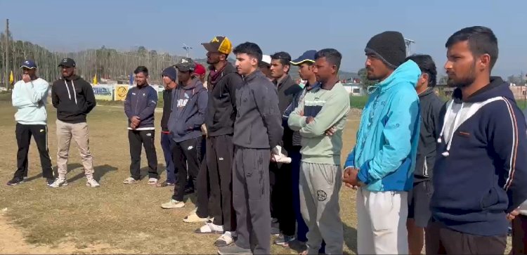 सीनियर क्रिकेट टीम का चयन सम्पन्न, पूर्व रणजी खिलाड़ी गुरविंदर सिंह टोली की देखरेख में आयोजित कैम्प 