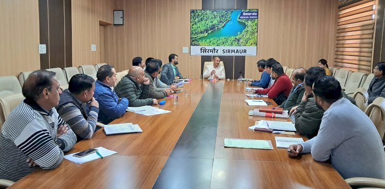 कर्नल शेरजंग राष्ट्रीय पार्क सिम्बलवाडा के लिए जोनल मास्टर प्लान तैयार करने हेतू बैठक का आयोजन