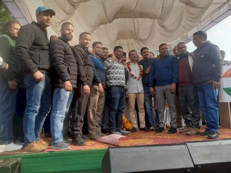 एचआरटीसी के उपाध्यक्ष का कांगड़ा में भव्य स्वागत