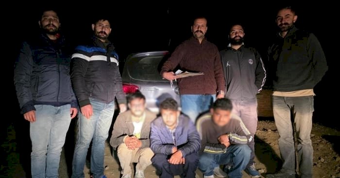 एसआईयू टीम ने हरियाणा न कि कार से 15.6 ग्राम चिट्टा पकड़ा, 3 युवक धरे..