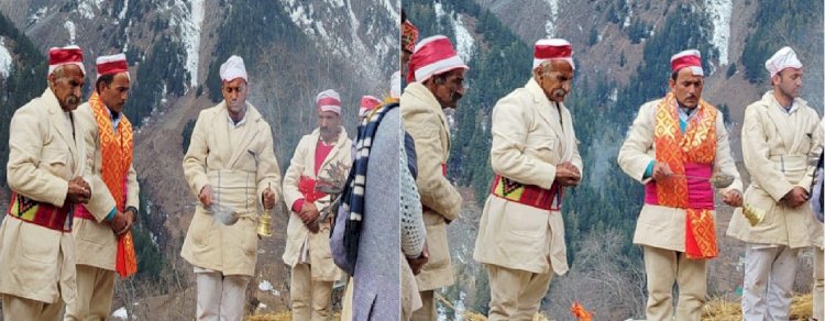पांगी में 4 गांव के लोगों ने रथयात्रा के साथ पुर्थी में मनाया बाहरालू जातर मेला