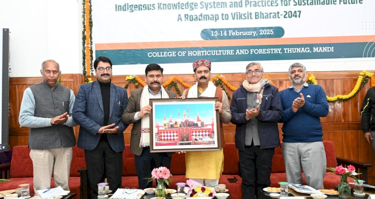 फसल विविधीकरण व जलवायु विविधता के संरक्षण में प्रदेश सरकार प्रयासरत - चंद्रशेखर