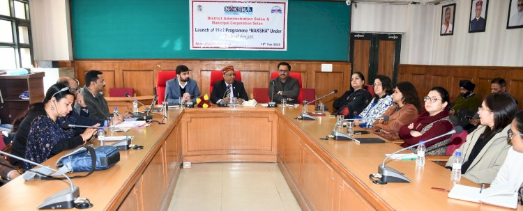 सोलन शहर में ‘नक्शा’ कार्यक्रम का पायलट आधार पर शुभारम्भ