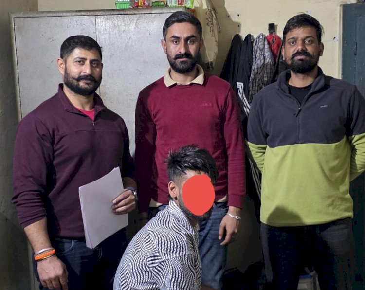 एसआईयू टीम ने धार चिट्टे का कारोबार करने वाला, 5.8 ग्राम चिट्टा बरामद