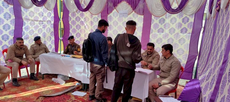 पुलिस भर्ती : 834 अभ्यार्थियों में से 179 हुए सफल, 654 रह गए शारीरिक दक्षता परीक्षा में