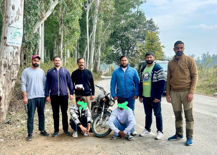 पुलिस ने पकड़ा 323 ग्राम चिट्टा, उत्तराखंड के 2 आरोपी दबोचे