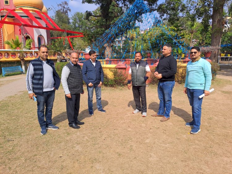 महा शिवरात्रि पर्व : रानीताल बाग़ में भिखारियो व नीजि वाहनों के प्रवेश पर प्रतिबंध लगाया,नप कार्यकारी अधिकारी ने लिया तैयारियो का जायजा