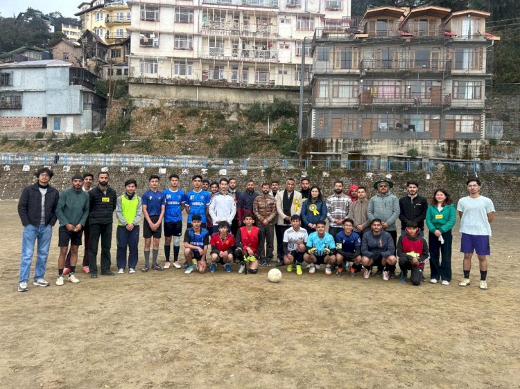 शिमला में विद्यार्थी परिषद ने खेलो भारत के माध्यम से करवाया फुटबॉल टूर्नामेंट