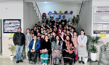 माता पद्मावती कॉलेज आफ नर्सिंग में वरिष्ठ माध्यमिक पाठशाला ददाहू की छात्राओं को हेल्थ केयर से जुड़ी जानकारियां सांझा की