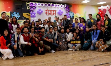 उद्योग मंत्री ने राज्य स्तरीय सांस्कृतिक सम्मेलन के प्रतिभागियों को किया सम्मानित