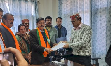 पूर्व विधायक की अगुवाई में भाजपा ने खोला मोर्चा, कहा, सरकार ने सुजानपुर में की गई घोषणाओं को आज तक नहीं किया पूरा