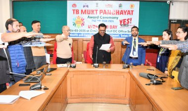 सोलन ज़िला की 35 ग्राम पंचायतें टीबी मुक्त घोषित - मनमोहन शर्मा