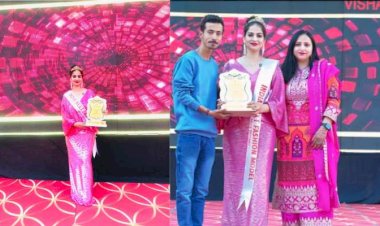नाहन की लाडली पूजा ठाकुर ने  मिस एन्ड मिसेज इंडिया नेक्स्ट फैशन मॉडल 2025 का खिताब झटका,