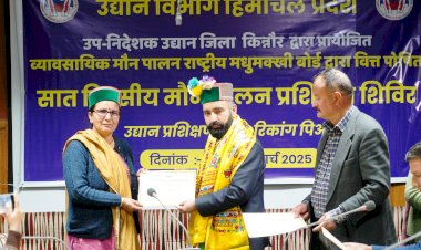 07 दिवसीय मौन पालन प्रशिक्षण शिविर के समापन समारोह पर उपायुक्त किन्नौर की शिरकत