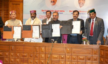 हिमाचल और तेलंगाना के मध्य सेली और मियार जल विद्युत परियोजनाओं के लिए समझौता ज्ञापन हस्ताक्षरित