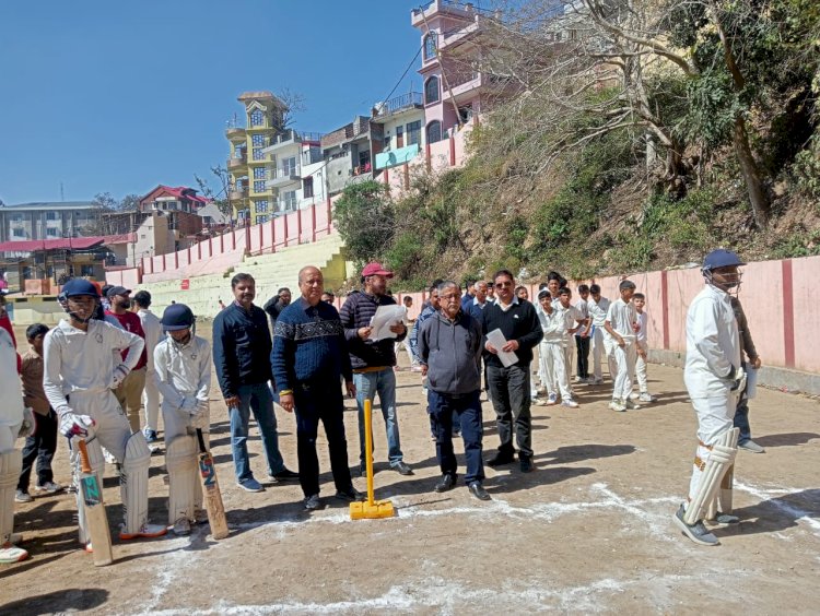 जिला क्रिकेट संघ ने 16 वर्ष से कम आयु वर्ग के खिलाड़ियों की क्रिकेट टीम का गठन