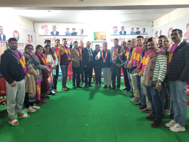 सुजानपुर भाजपा के दोनों मंडलों की कार्यकारिणी घोषित,   मंडल अध्यक्ष विक्रम राणा और जसवंत ठाकुर बोले पार्टी के लिए समय देने वालों को मिला कार्यकारिणी में स्थान