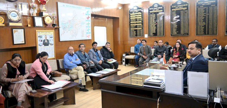 ग्राम सभा में स्वास्थ्य और नशे पर होगा आधे घंटे का जागरूकता अभियान - उपायुक्त