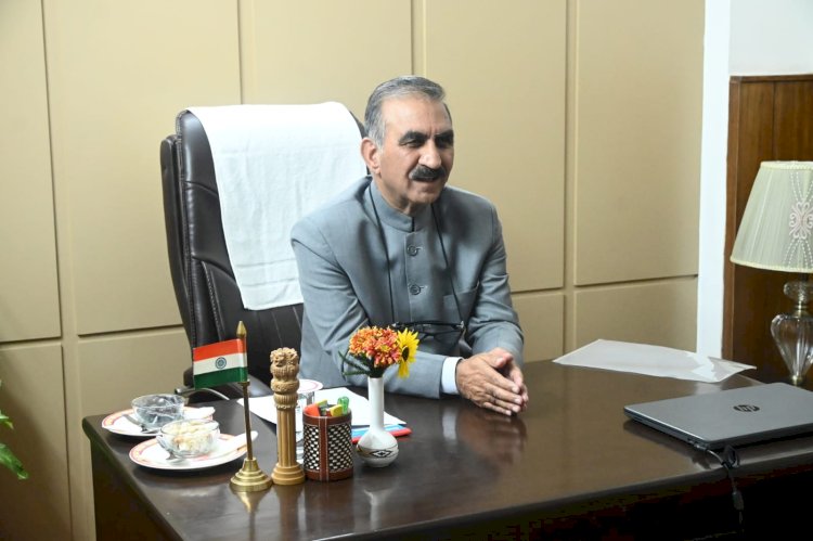 सरकार हिमाचल को हरित ऊर्जा और आत्मनिर्भर राज्य के रूप में स्थापित करने की दिशा में कर रही है कार्य: मुख्यमंत्री