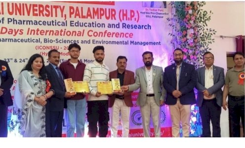 हिमालयन इंस्टीट्यूट के छात्रों ने अंतरराष्ट्रीय सम्मेलन में पोस्टर प्रस्तुति में दूसरा स्थान हासिल किया