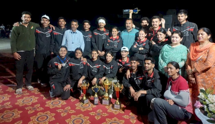 चम्बा में राज्य स्तरीय खेल कूद प्रतियोगिता में सिरमौर डाइट के  खिलाड़ियों का रहा दबदबा..