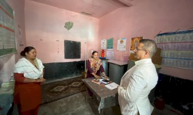 उपायुक्त ने राजकीय प्राथमिक पाठशाला मॉडल व बड़ा चौंक का किया निरीक्षण
