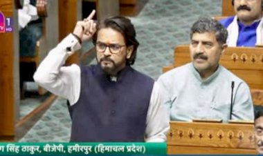 वक़्फ़ बिल संदेश साफ़, देश बाबासाहब के संविधान चलेगा, मुगलिया फरमान नहीं: अनुराग सिंह ठाकुर