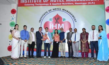 होटल प्रबंधन संस्थान (आई0एच0एम0) हमीरपुर में विदाई समारोह का आयोजन