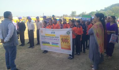 सुजानपुर में भी निकाली रैली, लोहारली स्कूल में की मॉक ड्रिल