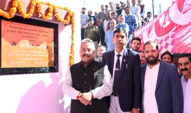 शिक्षा मंत्री ने 1.17 करोड़ से बने घूंगलीधार विद्युत सब स्टेशन का किया लोकार्पण