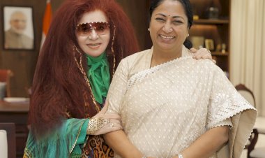 शहनाज़ हुसैन ने दिल्ली की मुख्यमंत्री रेखा गुप्ता से भेंट की