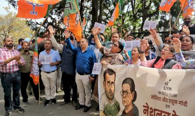 भाजयुमो  ने फूंका राहुल गांधी का पुतला,  मुख्यमंत्री नेशनल हेराल्ड को चंदा नहीं, बल्कि विज्ञापन के रूप में पैसा देते हैं : सुशील