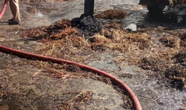 कालाअम्ब की केमिकल फैक्टरी में लगी आग, ढाई लाख का नुकसान, 50 लाख की सम्पति को बचाया 