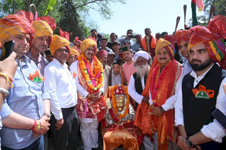 सुन्दरनगर का पांच दिवसीय राज्य स्तरीय सुकेत देवता मेला शुरू, लोक निर्माण एवं शहरी विकास मंत्री ने किया शुभारंभ