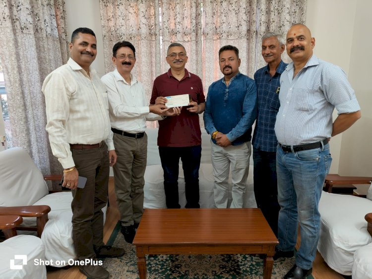 कोनार्क ग्रुप्स द्वारा मोक्षधाम नाहन के लिए ₹2.51 लाख की धनराशि भेंट 