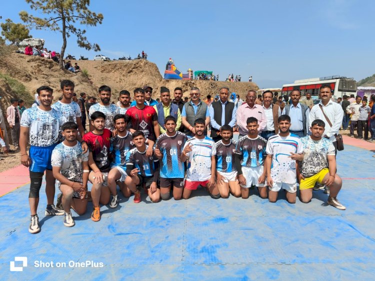 विधायक अजय सोलंकी ने नेहरस्वार पंचायत के केंथघाट में किया खेल मैदान का लोकार्पण