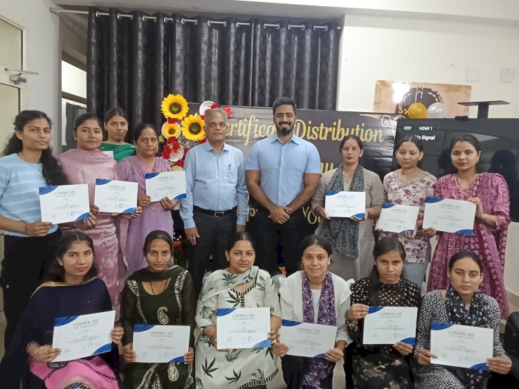 उपायुक्त ने आईएमडीआई फाउंडेशन ऊना के 88 प्रशिक्षार्थियों को बांटे प्रमाण पत्र