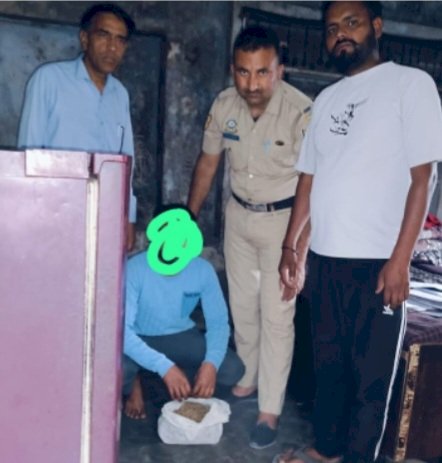 636 ग्राम गांजा पकड़ा, आरोपी धरा..एफआईआर दर्ज